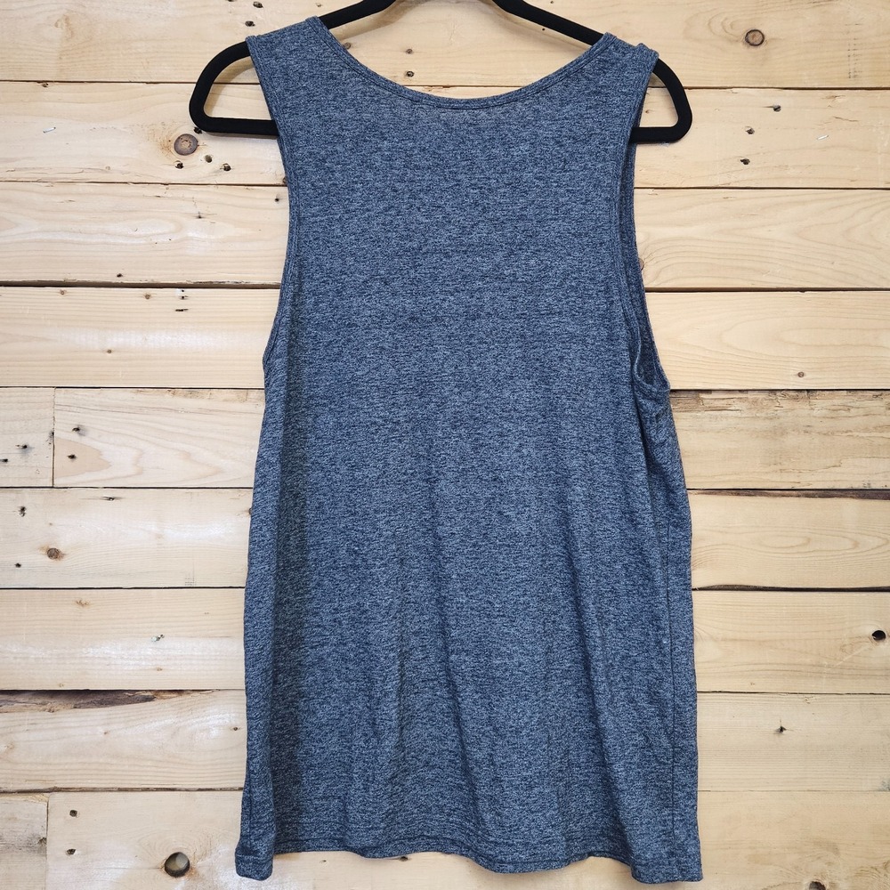 Mossimo Supply Co Men's Tank Top Medium Moon Blue Western Skull - Picture 2 of 6